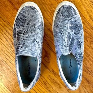 SeaVees slip on sneakers. Snakeskin pattern. Size 11